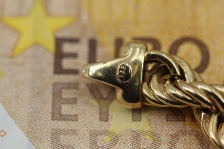 Goldpreis 333 in Euro pro Gramm (8 Karat) 