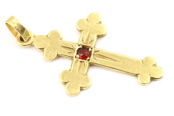 Goldkette mit Kreuz verkaufen