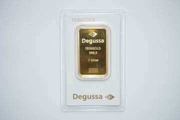 Degussa Goldbarren verkaufen