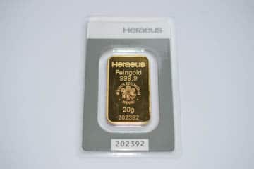 Hereaus Goldbarren verkaufen